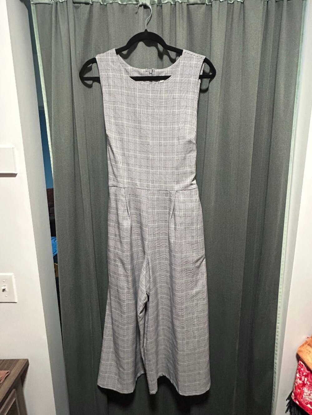 Plaid Jumpsuit